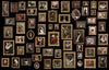 Victorian Animals in Frames Wallpaper | Vintage Portrait Gallery Wall Mural