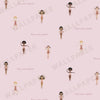 Ballet Pink Wallpaper: Girls' Nursery, Removable Wallpaper