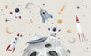 Astronaut & Planets Wallpaper: Space Mural