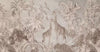 Safari Animal Coffee Tone Tropical Wallpaper - Nursery Wall Decor - Deluxe Textured Wallpaper